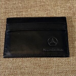 Mercedes-Benz Black Leather Card Holder